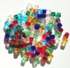 100 5mm Transparent Cube Bead Mix Pack